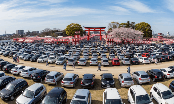 【車で行く方へ】臨時駐車場の場所と利用時間