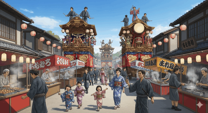 大津祭りの屋台と共に楽しむ歴史と見どころ