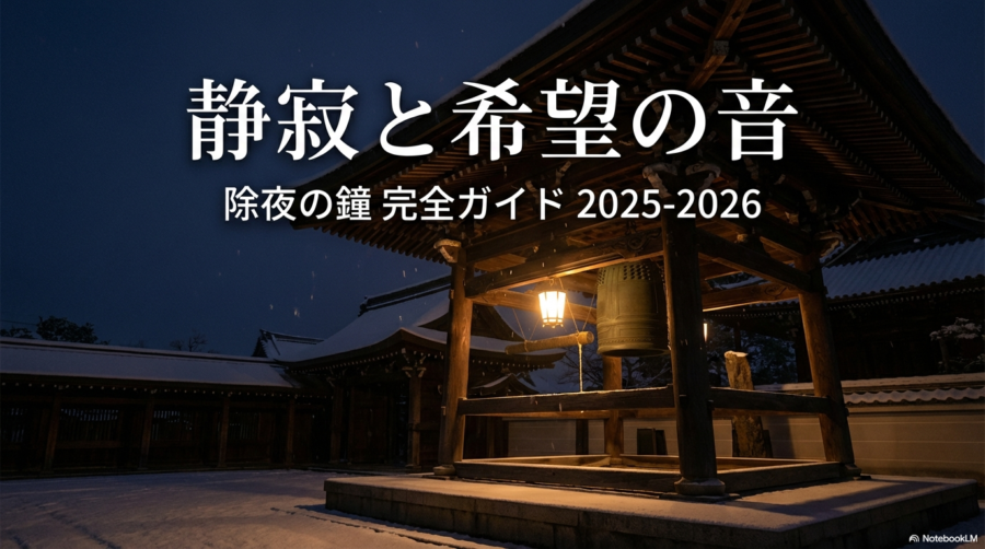 除夜の鐘は何時から何時まで？2025-26年の最新時間まとめ