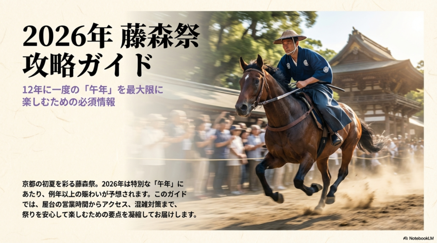 2026年藤森神社祭りの屋台は何時まで？午年の営業時間と駐車場