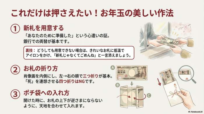 新札がない時の対応とお金の入れ方