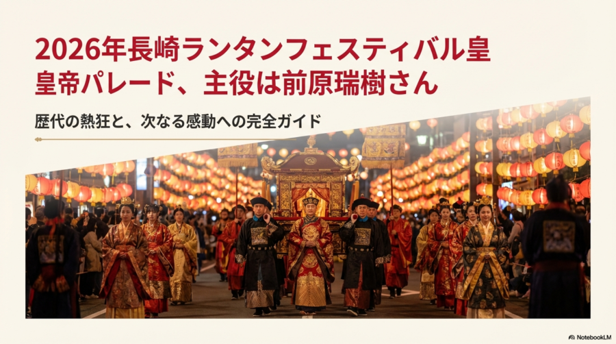 長崎ランタンフェスティバル皇帝パレード歴代の歩みと2026年最新情報