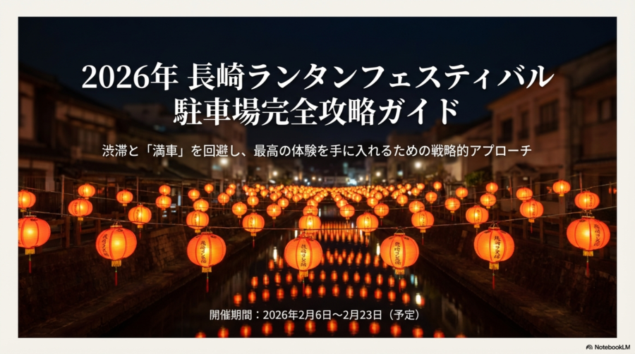 2026年長崎ランタンフェスティバルの駐車場攻略ガイド