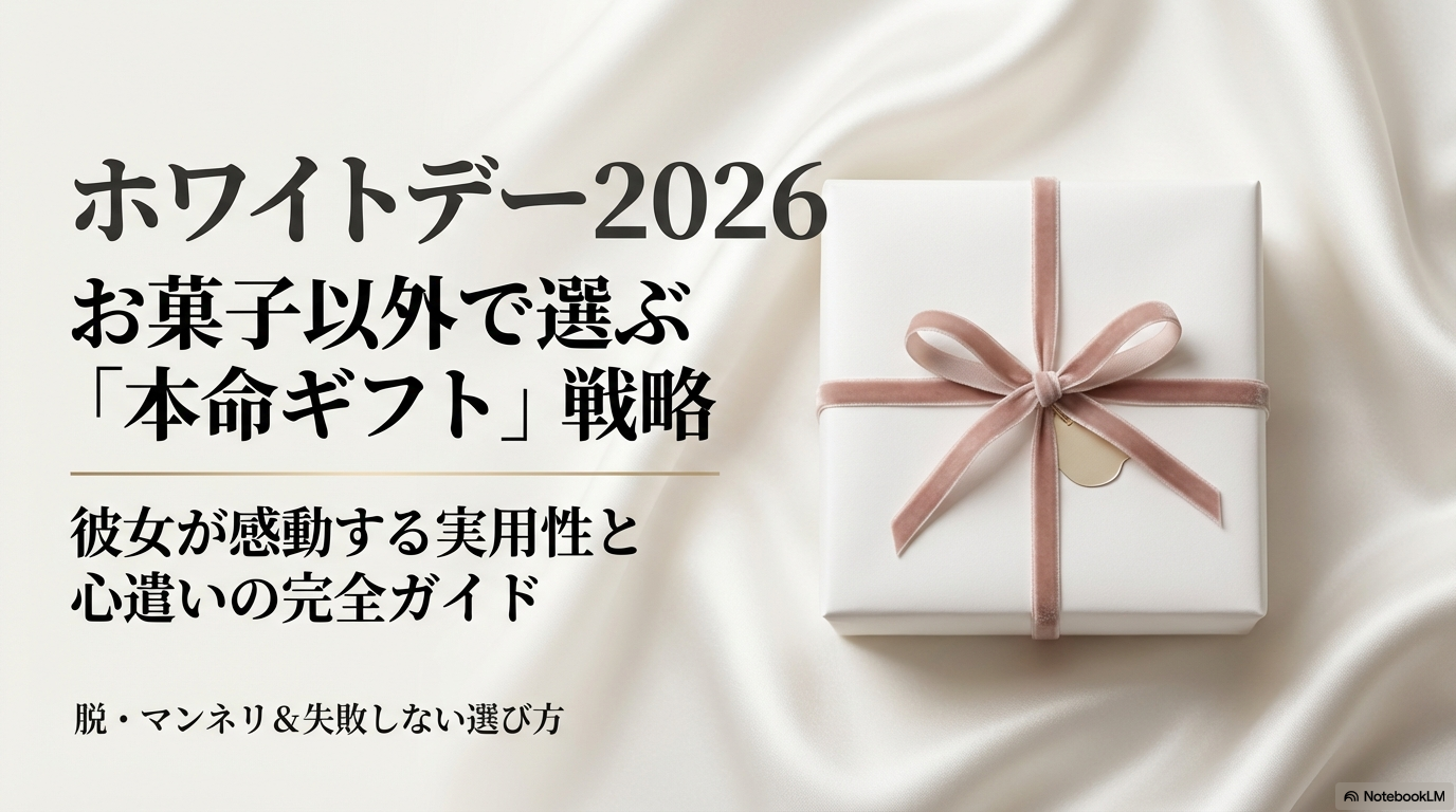 ホワイトデーのお返しはお菓子以外で！彼女が感動する2026年ギフト
